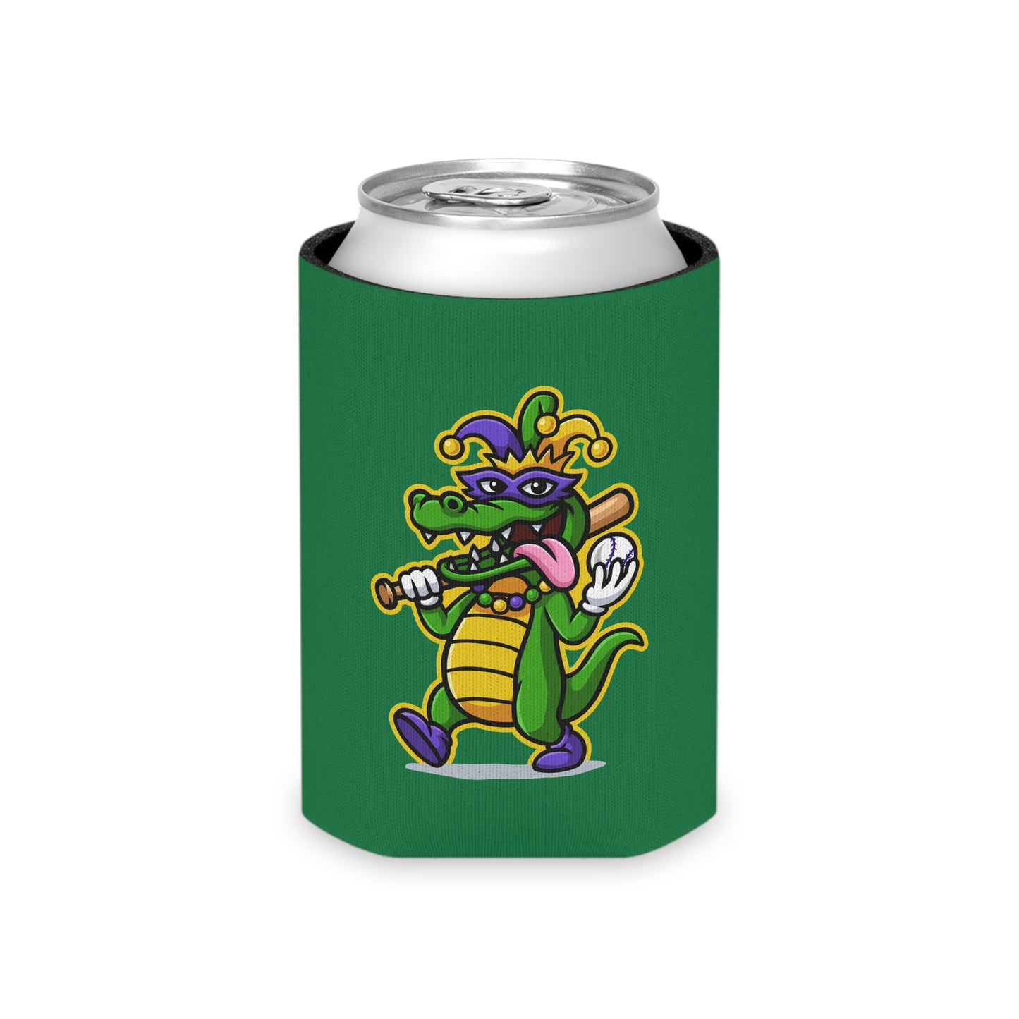 Vertical Gumbeaux Gator Koozie