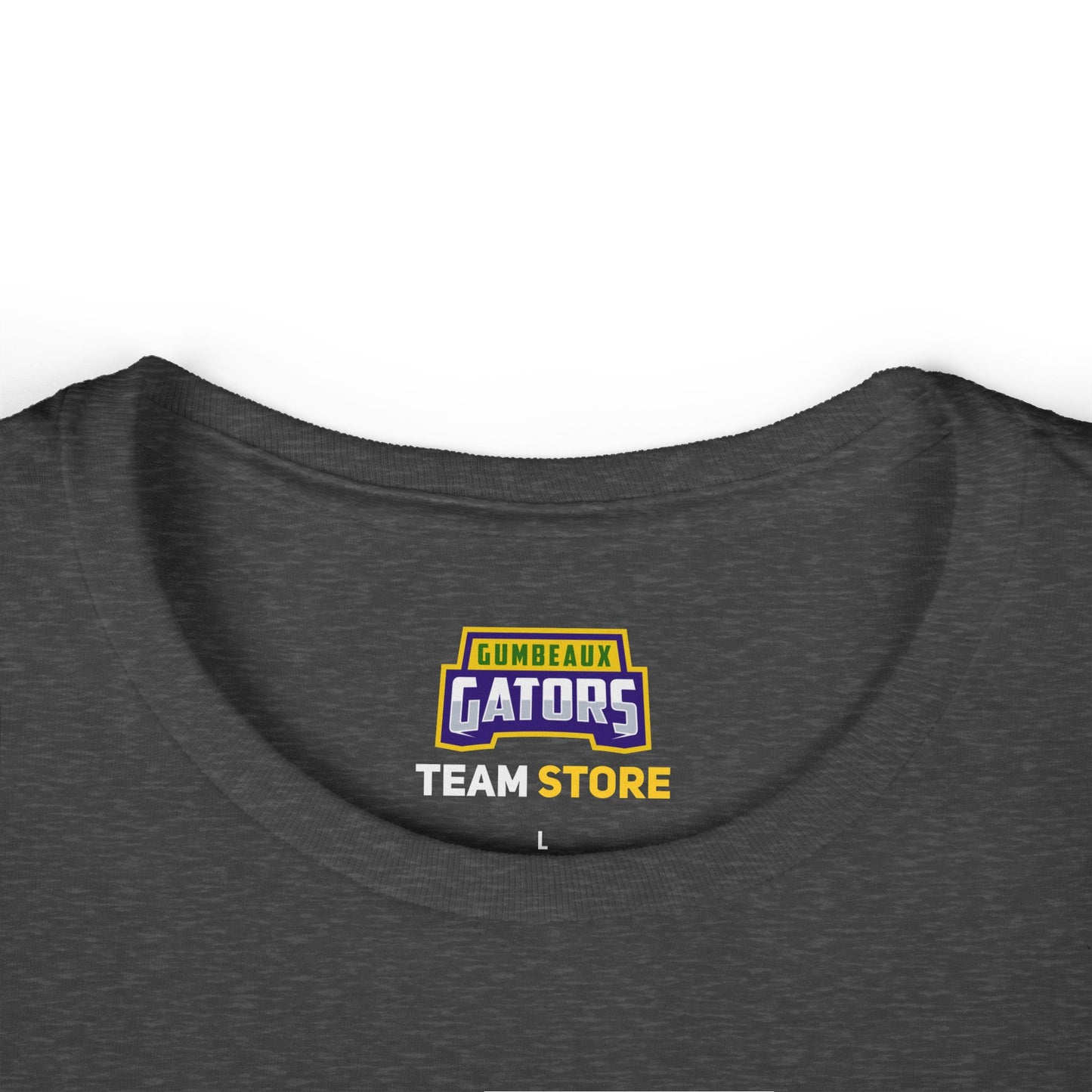 Vertical Gumbeaux Gator Women's Softstyle Tee