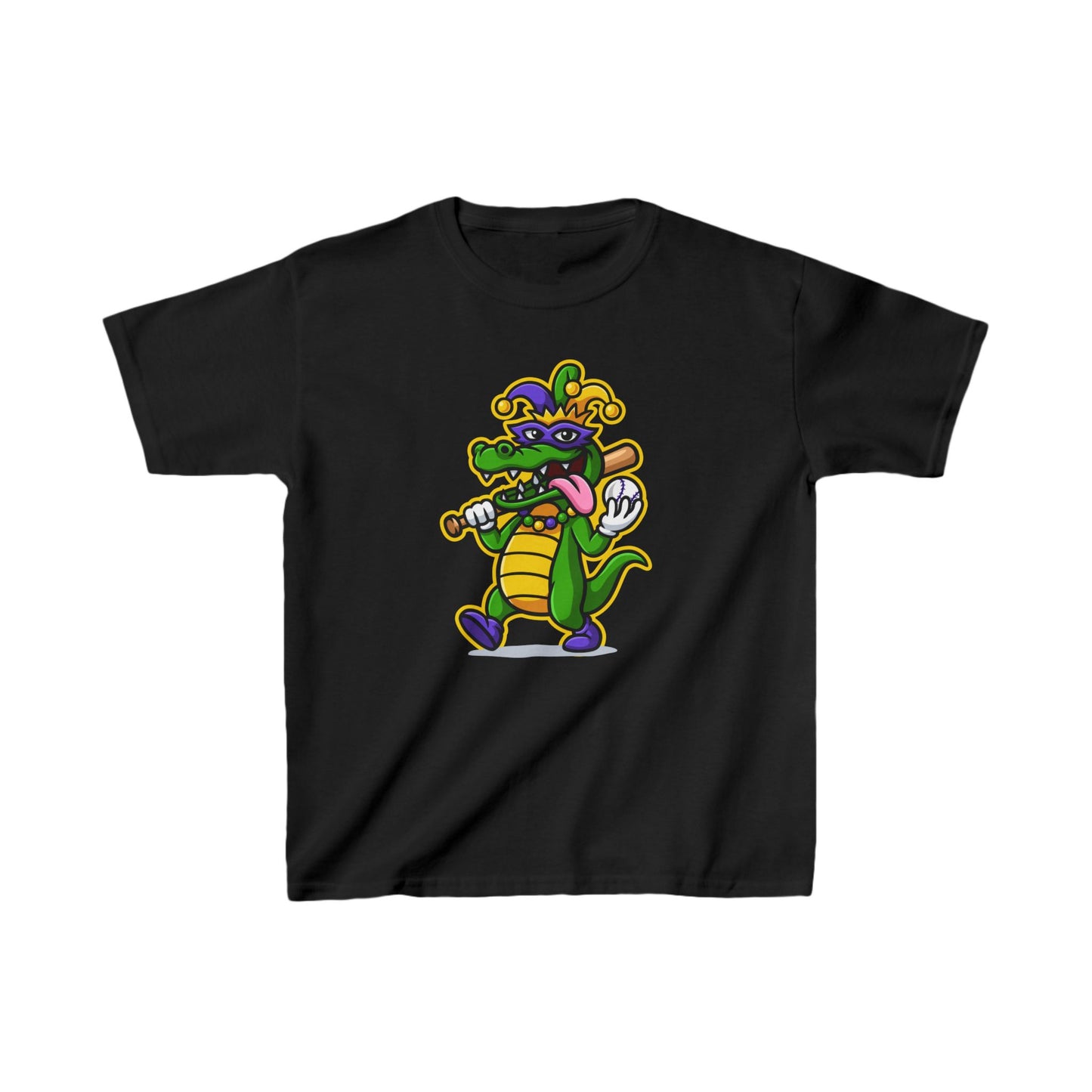 Vertical Gumbeaux Gator Kids T-Shirt