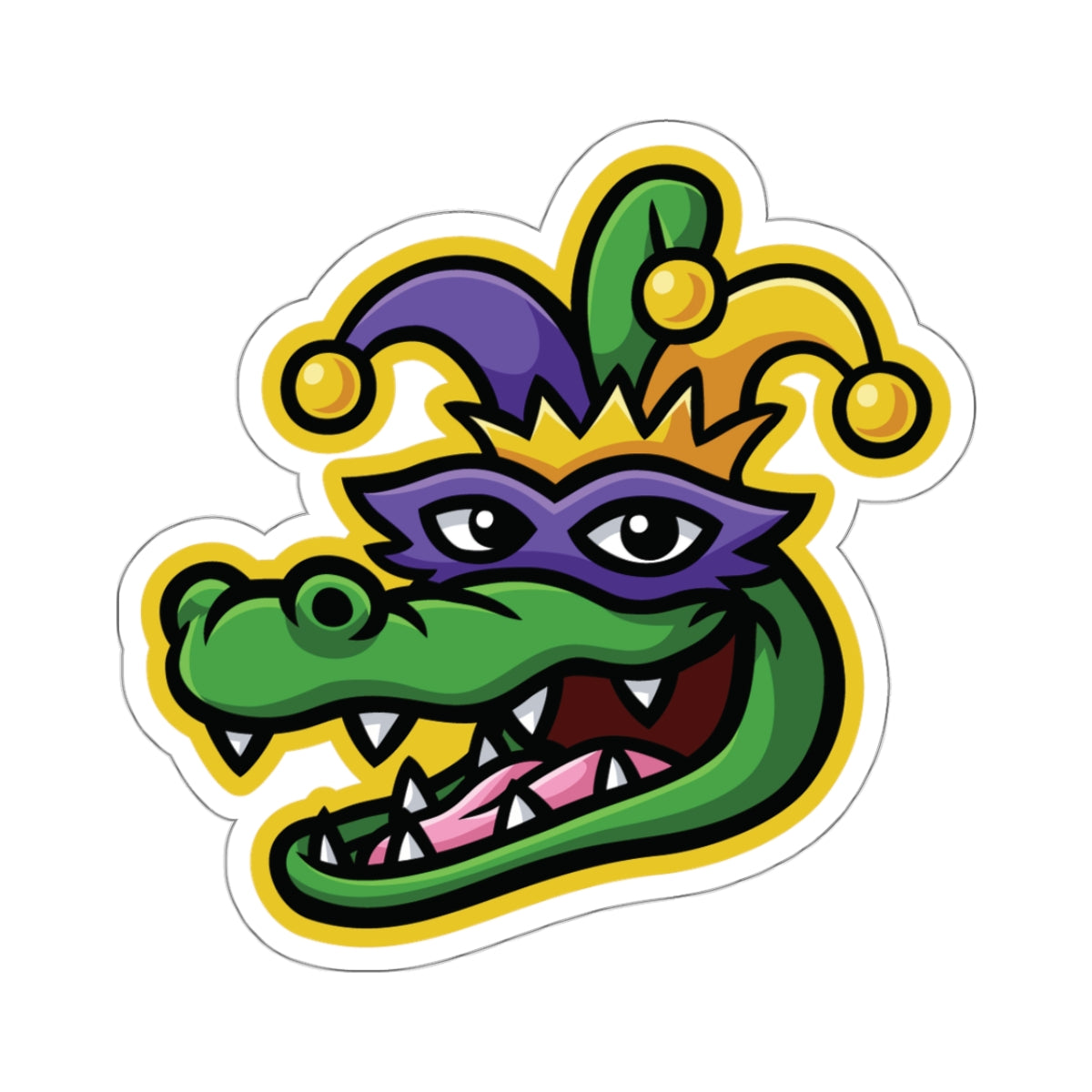 Gator Head Kiss-Cut Sticker