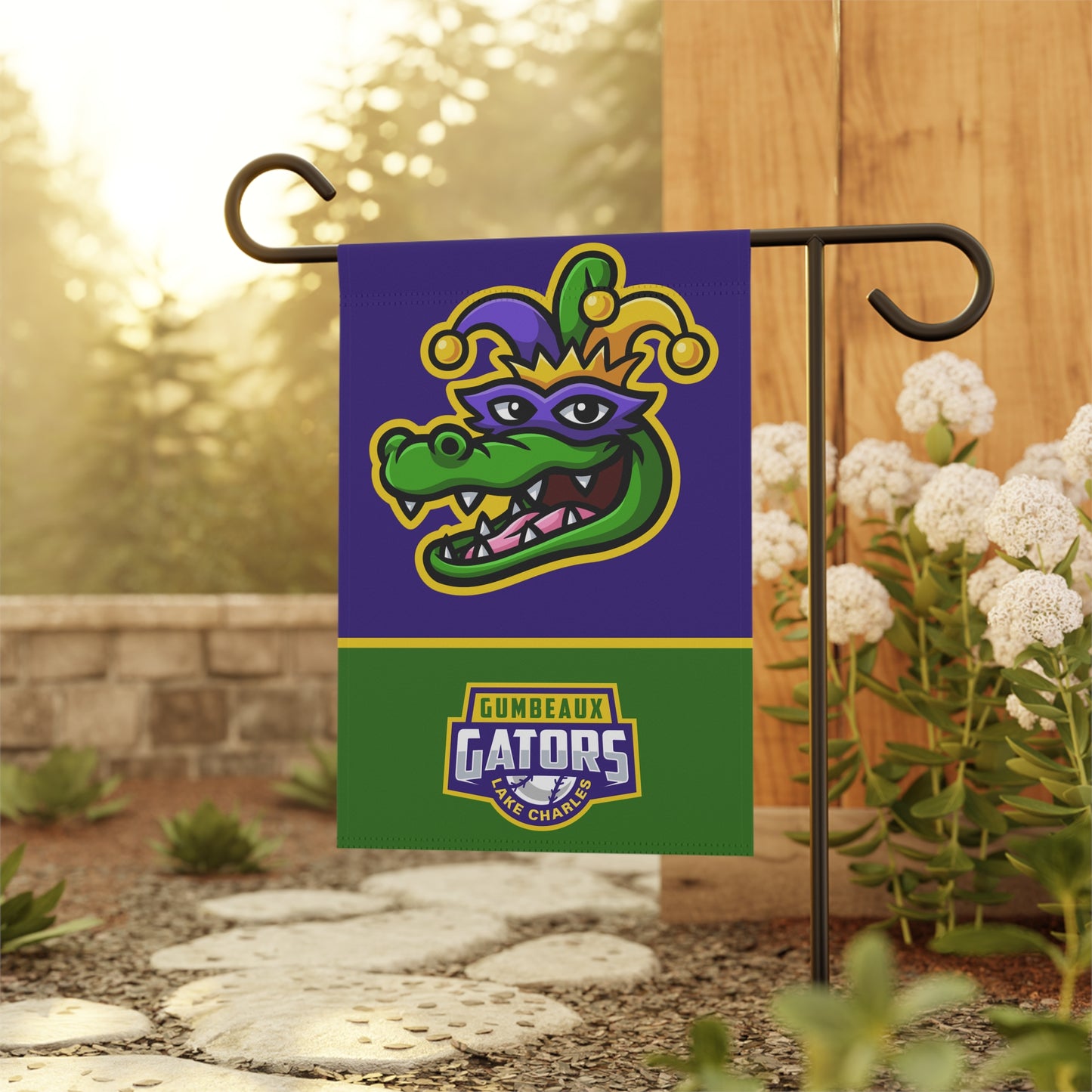 Gator Head Garden Banner