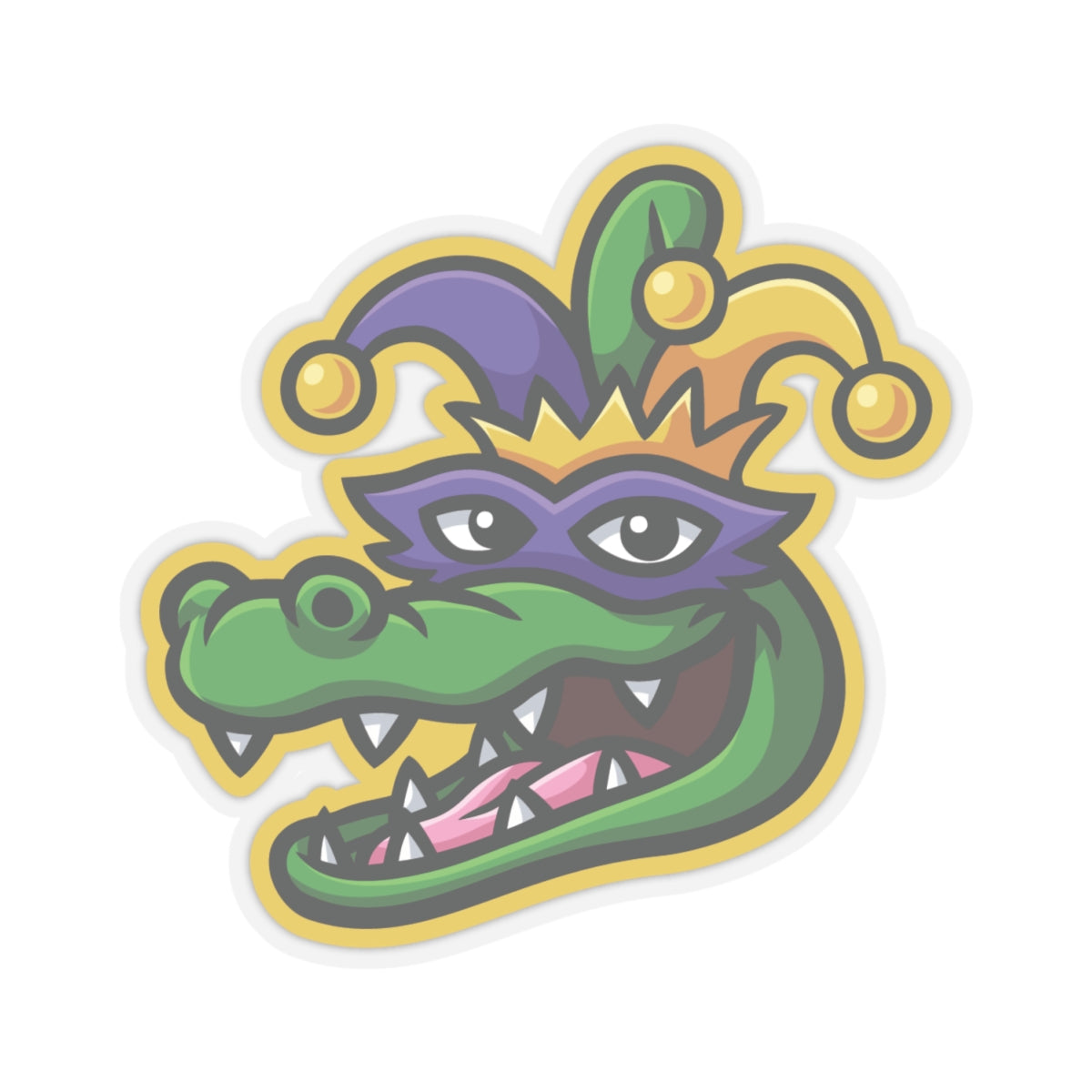 Gator Head Kiss-Cut Sticker