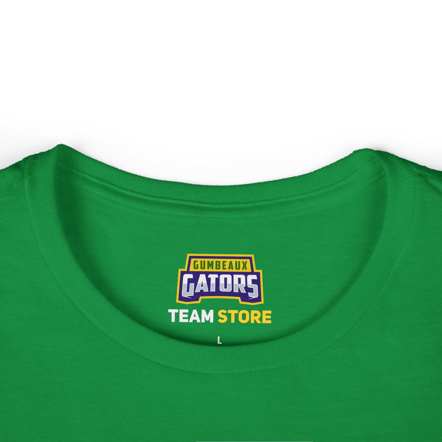 Vertical Gumbeaux Gator Women's Softstyle Tee