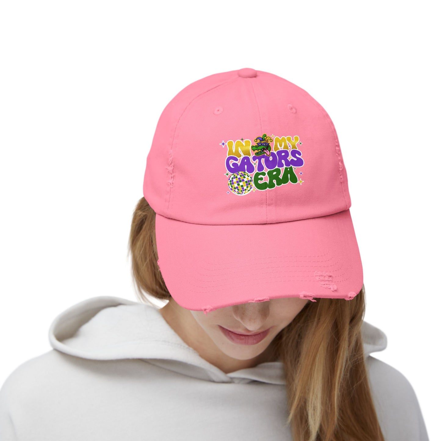 "In My Gators Era" Distressed Cap