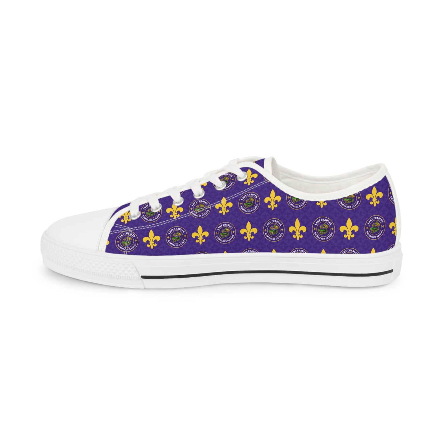 Men's Fleur-de-Lis Low Top Sneakers