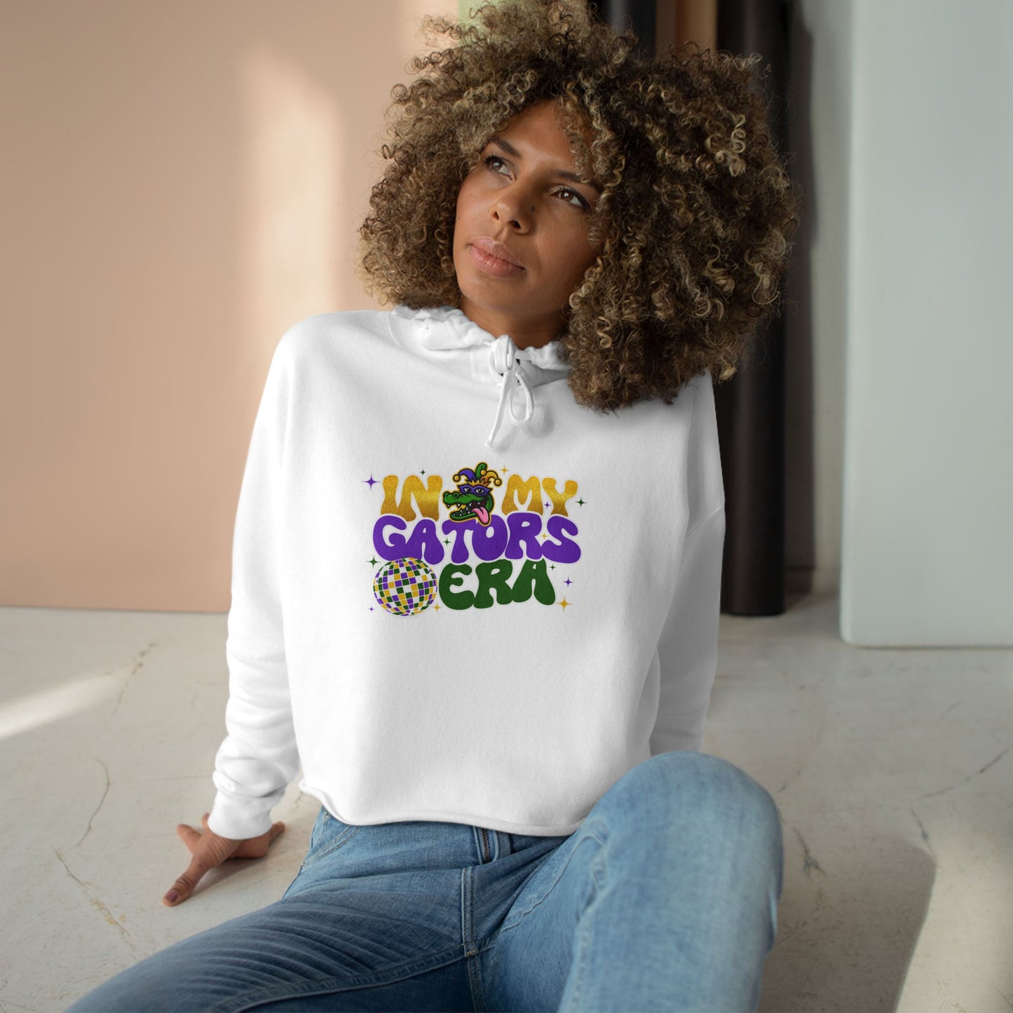 "In My Gators Era" - Crop Hoodie