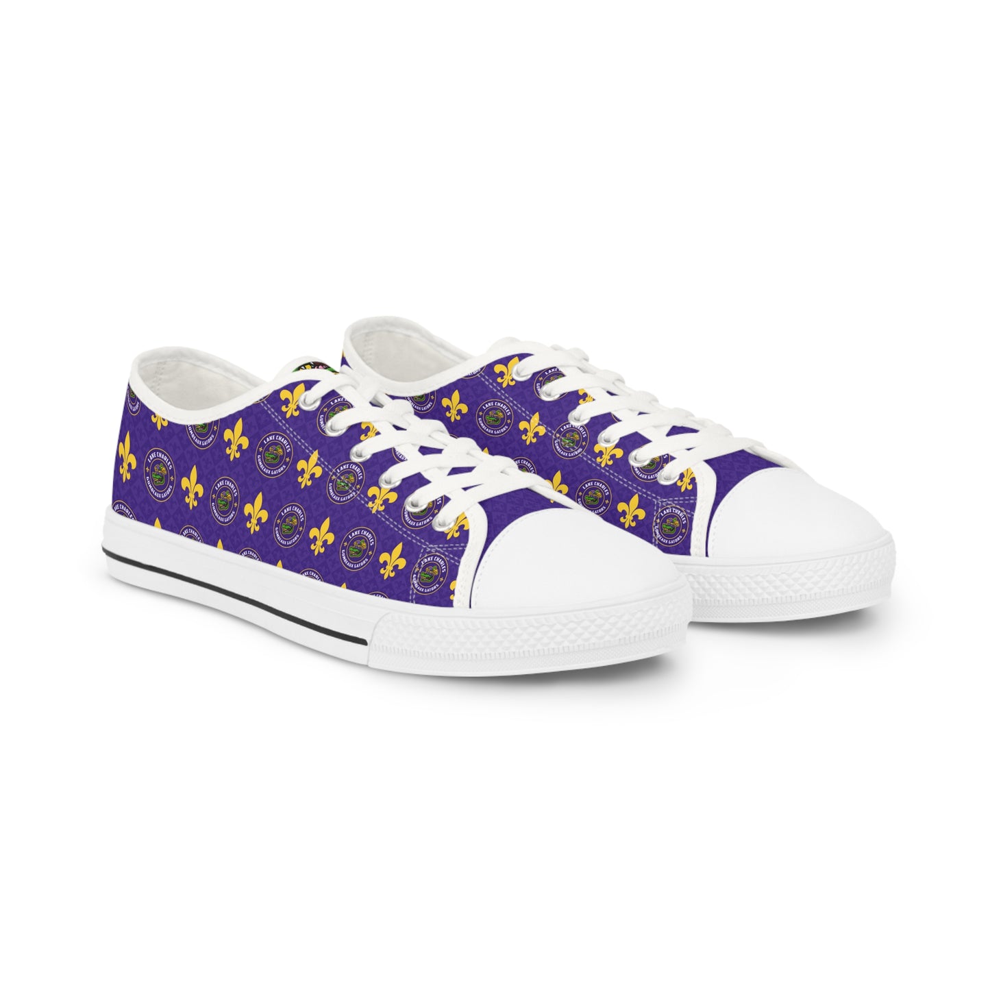 Men's Fleur-de-Lis Low Top Sneakers