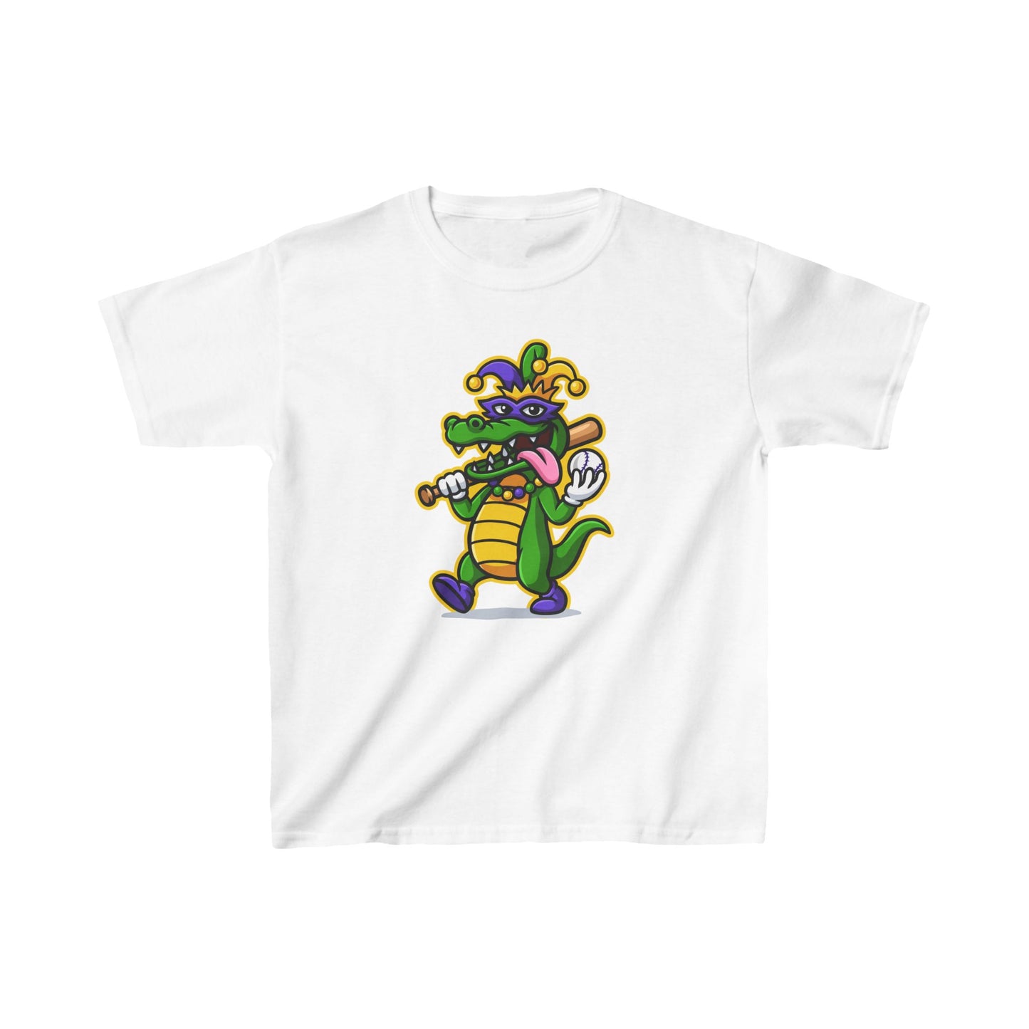 Vertical Gumbeaux Gator Kids T-Shirt