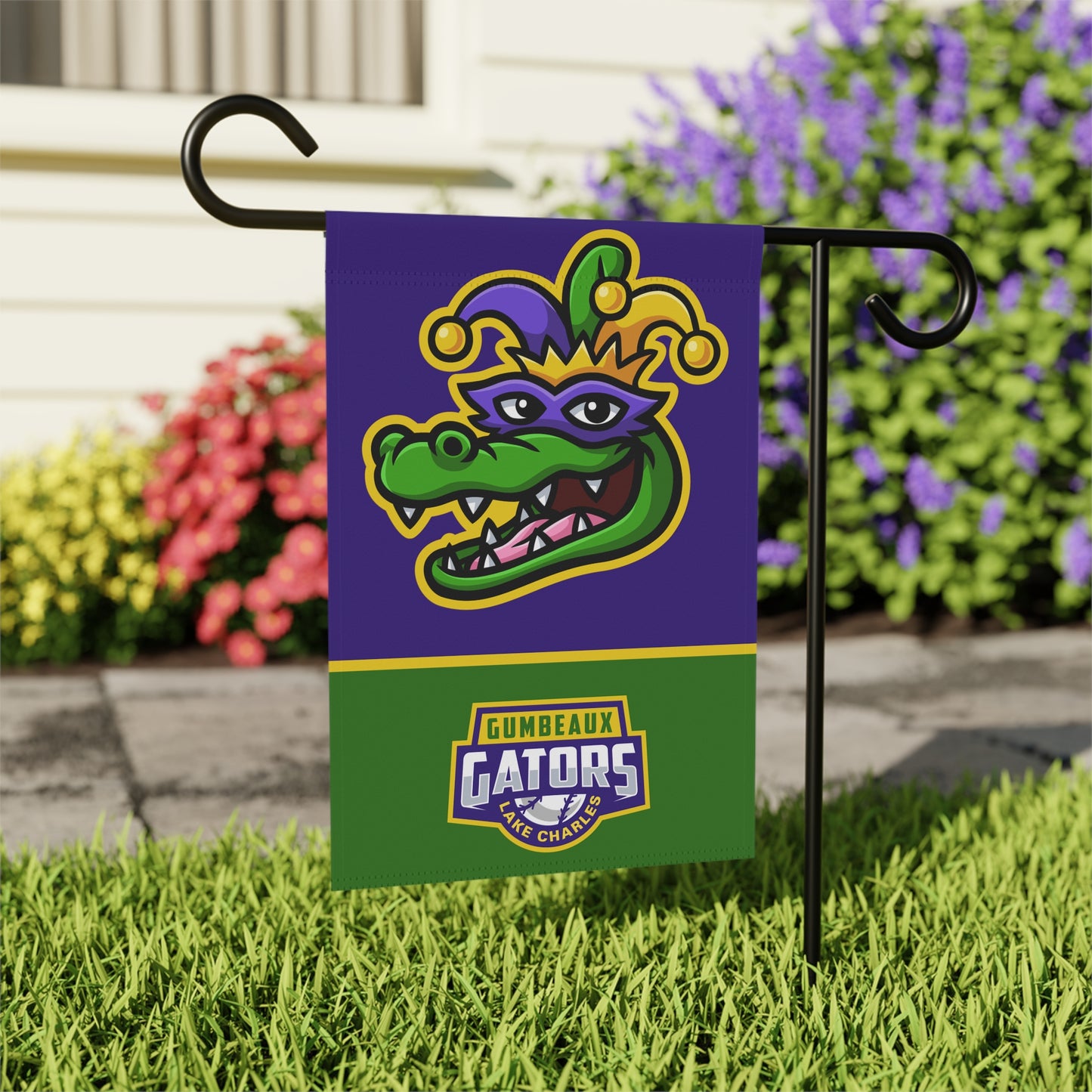Gator Head Garden Banner