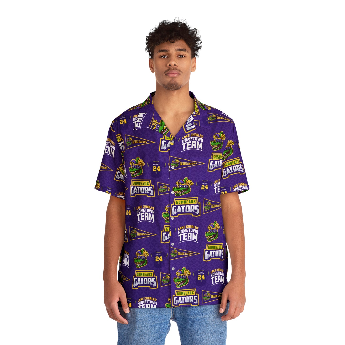 Men's "Gameday Essentials" Hawaiian Shirt (AOP)