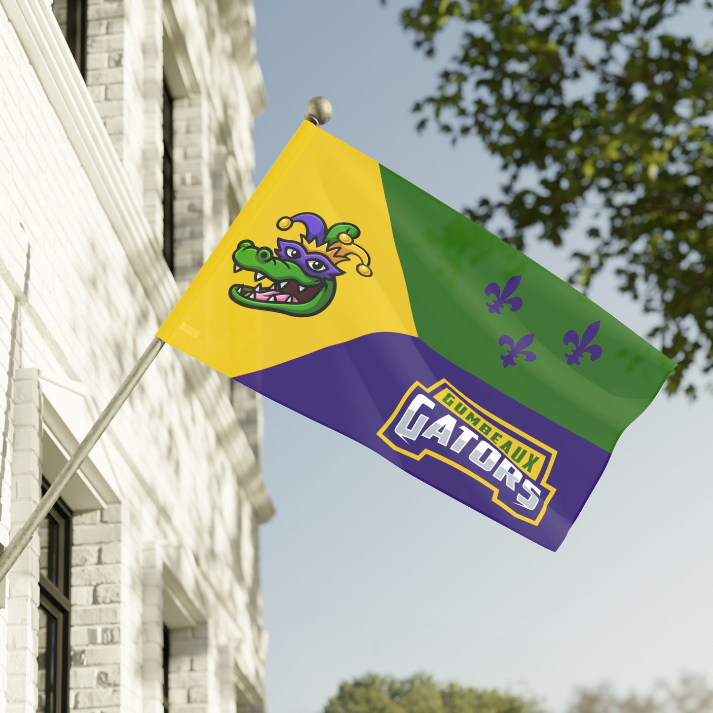 Gumbeaux Gators 3x5' Cajun Flag