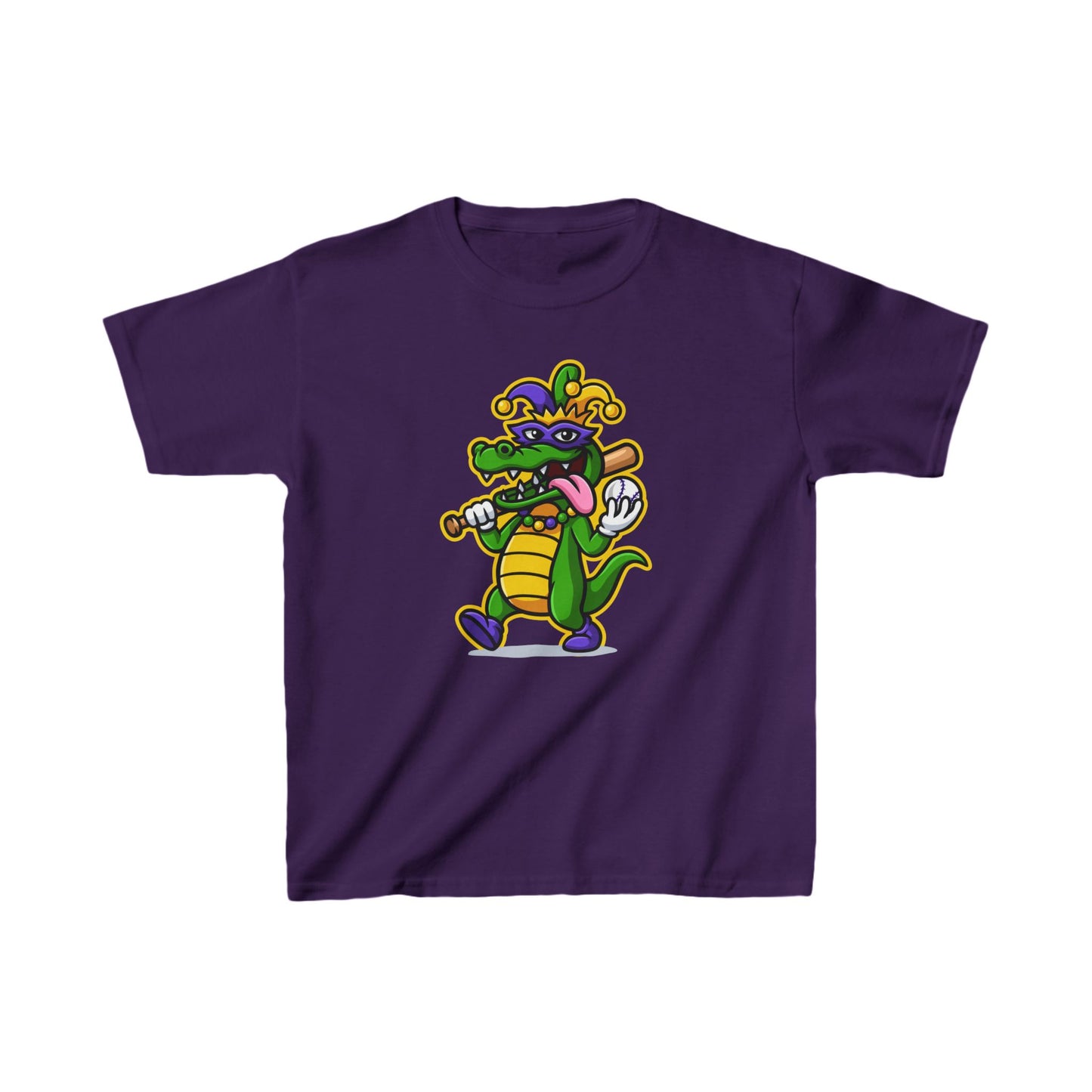 Vertical Gumbeaux Gator Kids T-Shirt