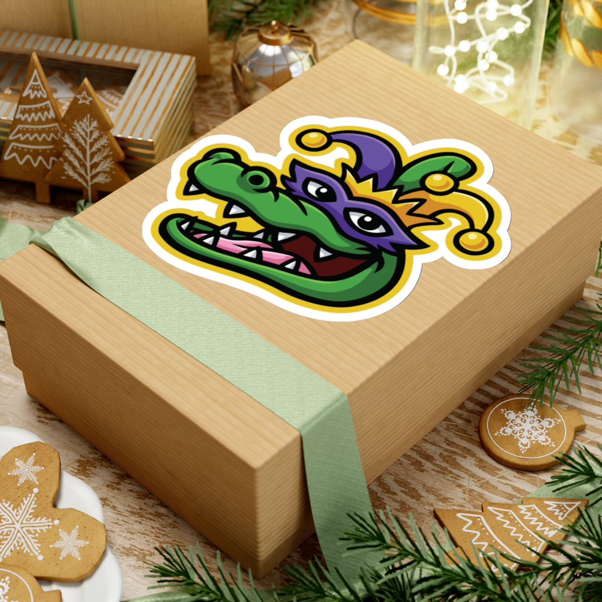 Gator Head Kiss-Cut Sticker