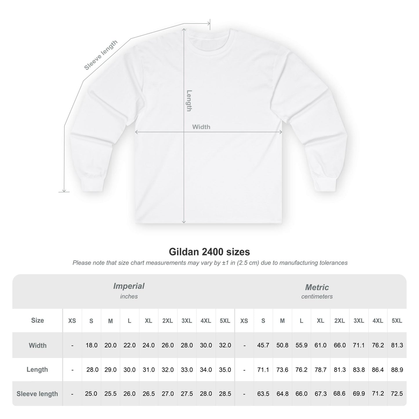 Primary Logo Long Sleeve Tee
