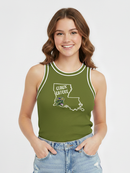 Green Louisiana Geaux Gators Top