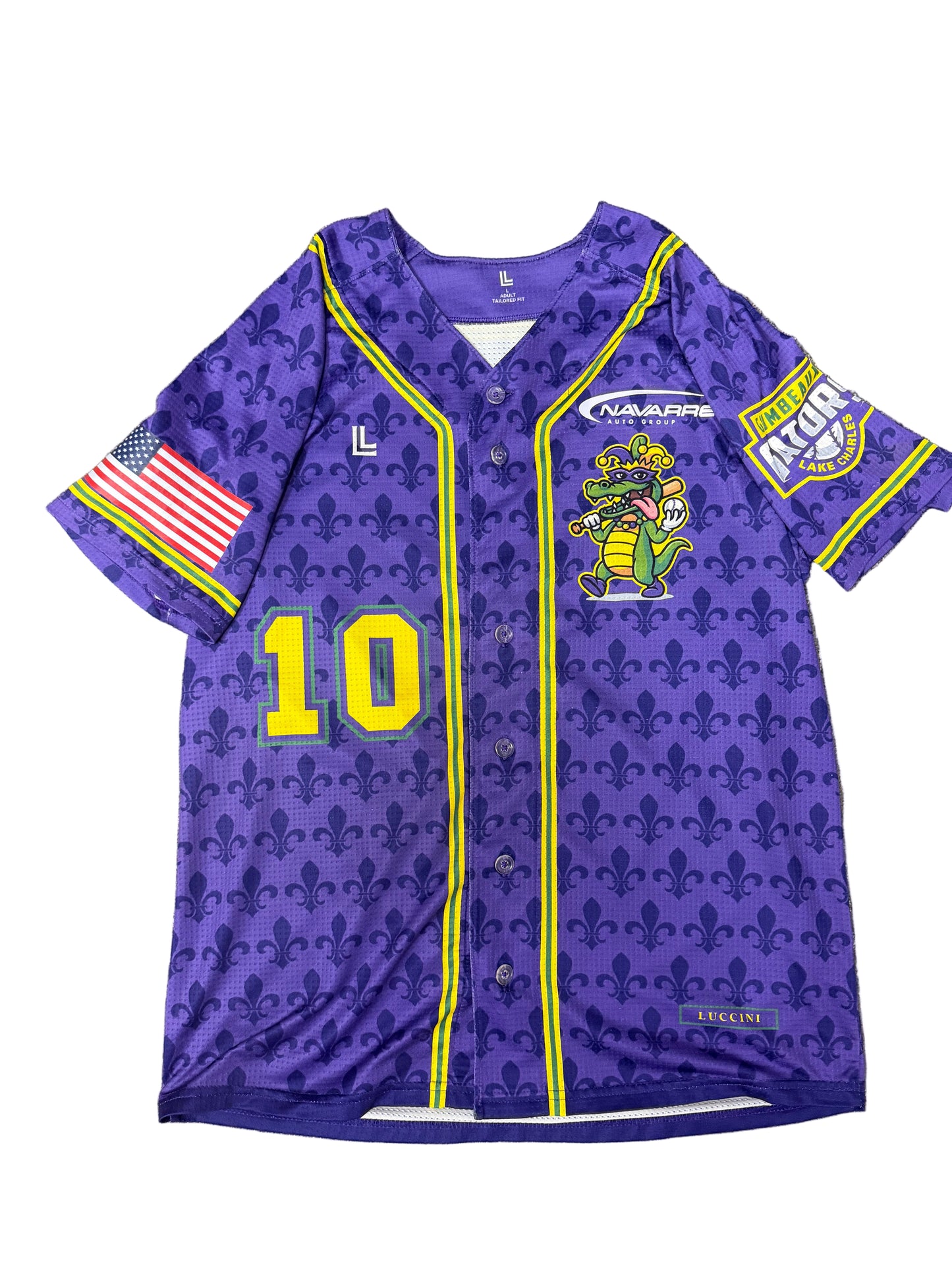 Purple Game Worn Jersey