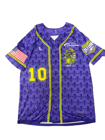 Purple Game Worn Jersey