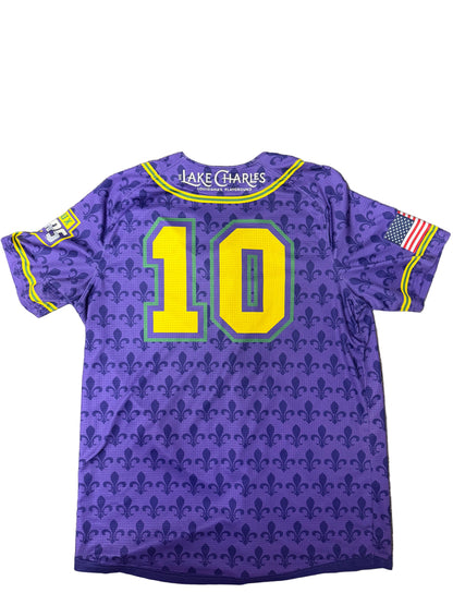 Purple Game Worn Jersey