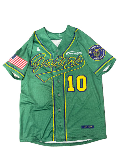 Green Game Worn Jersey