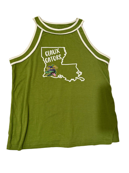 Green Louisiana Geaux Gators Top